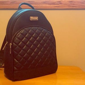 Classic black fashion backpack
